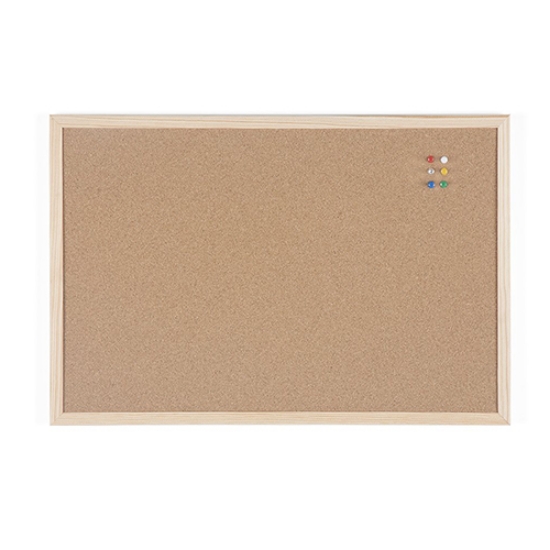 Imagem de  QUADRO CORTICITE 40X60CM MOLDURA MADEIRA 2F ECONÓMICO