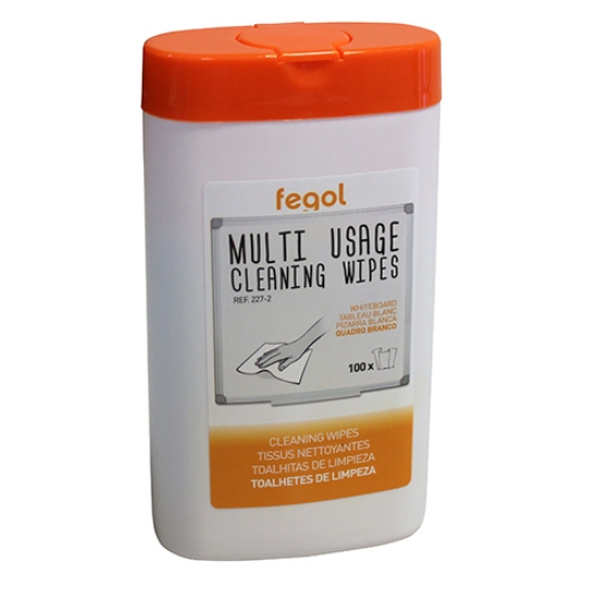 Picture of  TOALHETES LIMPEZA MULTIUSOS FEGOL 227-2 (CAIXA 100)