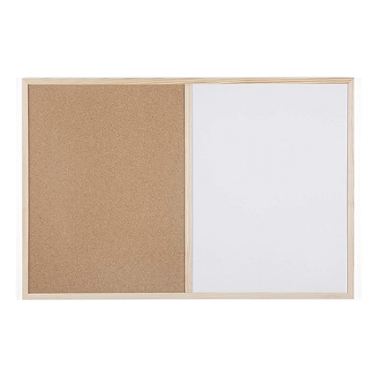 Imagem de KIT QUADRO BRANCO + CORTIÇA 60X90CM 2FACES