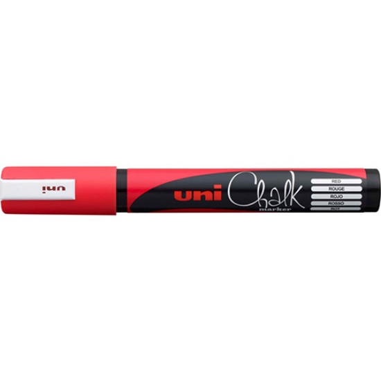 Imagem de MARCADOR GIZ LÍQUIDO UNI CHALK PWE-5M VERMELHO