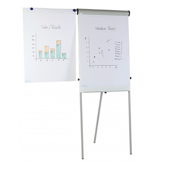 Imagem de QUADRO CONFERÊNCIA ROCADA RD-610 190CM MAGNÉTICO COM SUPORTE LATERAL