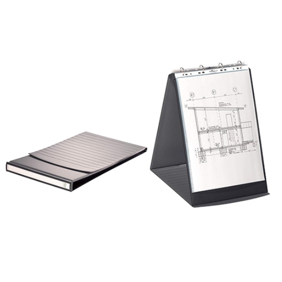 Imagem de QUADRO FLIPCHART DE MESA DURABLE 8568 A3 VERTICAL COM BOLSAS