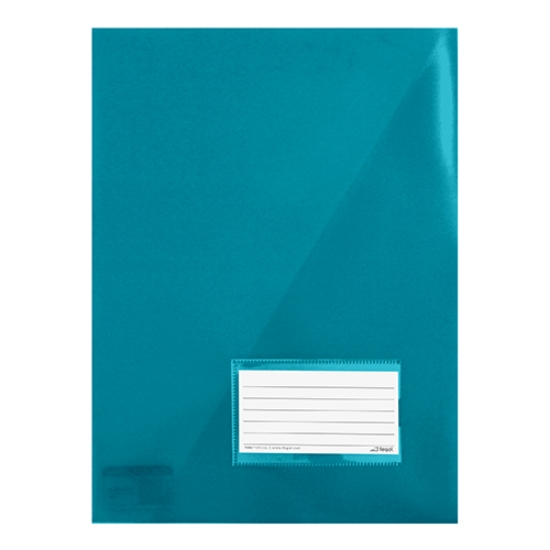 Imagem de BOLSA ARQUIVO COM TRIÂNGULO FEGOL 21A A4 COM VISOR AZUL TRANSLÚCIDO