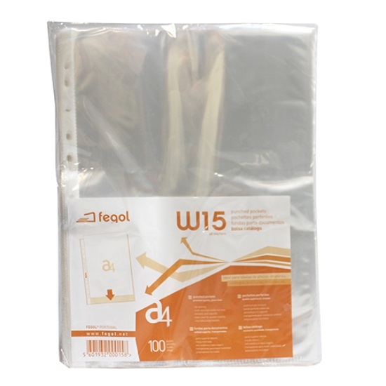 Picture of BOLSA CATÁLOGO A4 40MICRONS PP FEGOL (W15)