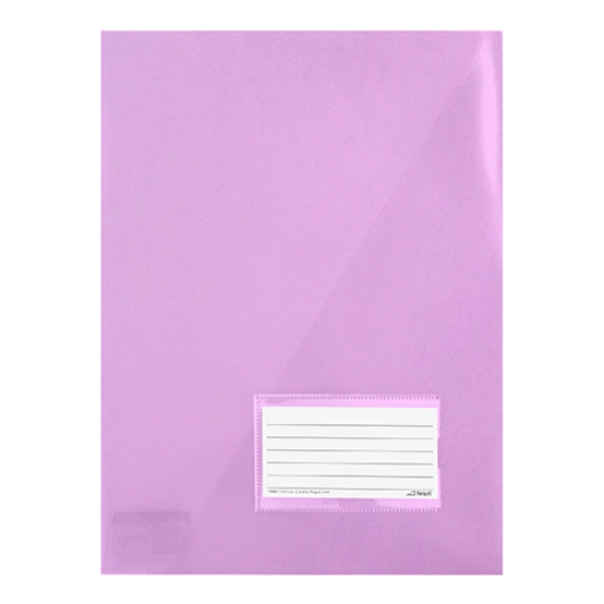 Imagem de BOLSA ARQUIVO COM TRIÂNGULO FEGOL 21A A4 COM VISOR VIOLETA PASTEL