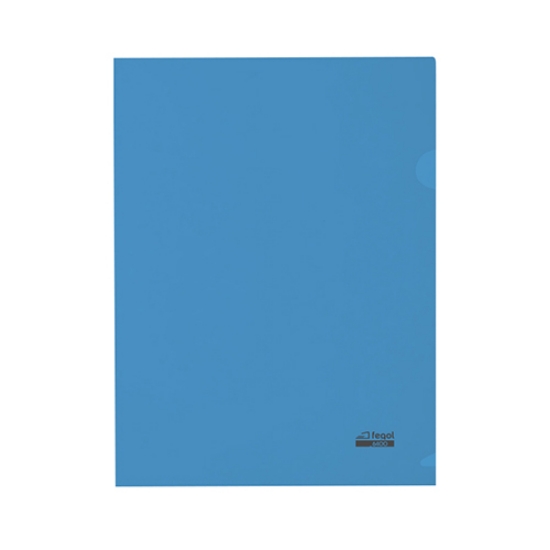 Imagem de BOLSA ARQUIVO EM L A4 PP 6400 AZUL TRANSLÚCIDO