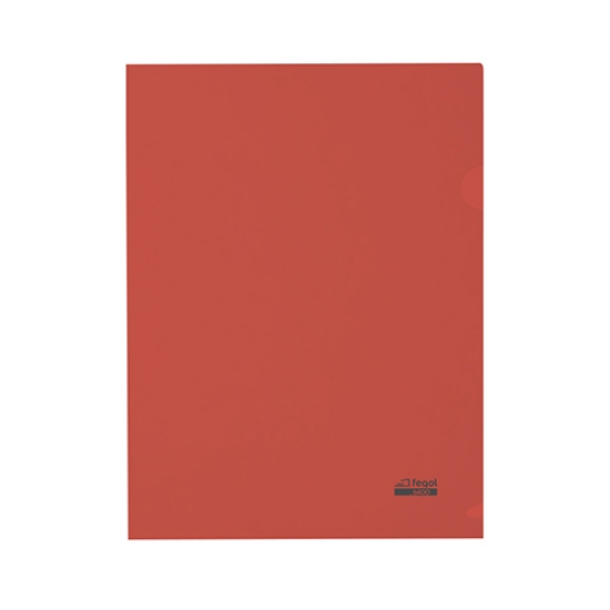 Imagem de BOLSA ARQUIVO EM L A4 PP 6400 VERMELHO TRANSLÚCIDO