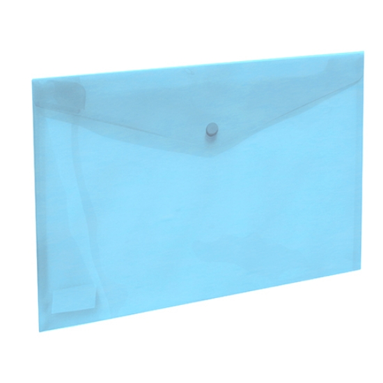 Imagem de BOLSA TIPO ENVELOPE A4 COM MOLA FEGOL E105 TURQUESA PASTEL