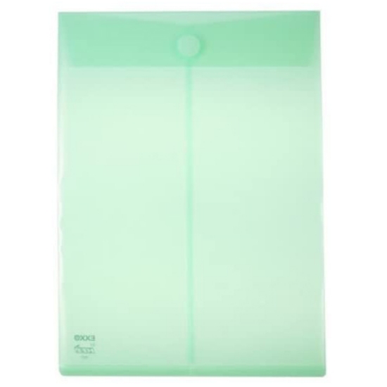 Imagem de BOLSA TIPO SACO A4 90036 COM FECHO VELCRO VERDE