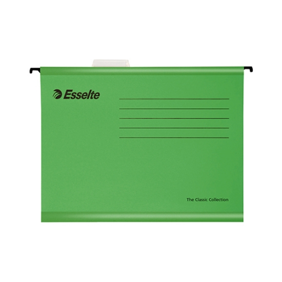 Imagem de BOLSA SUSP. HORIZ. VISOR CURTO 33CM ESSELTE 90318 VERDE