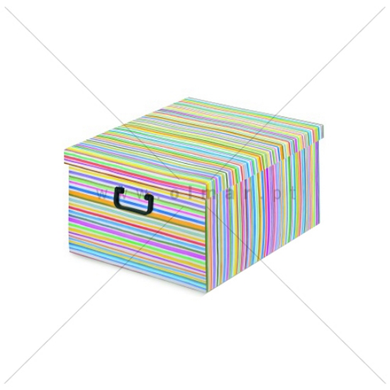 Imagem de CX. C/TAMPA 340X500X250 TUTTO A POSTO MULTICOLOR REF.33906