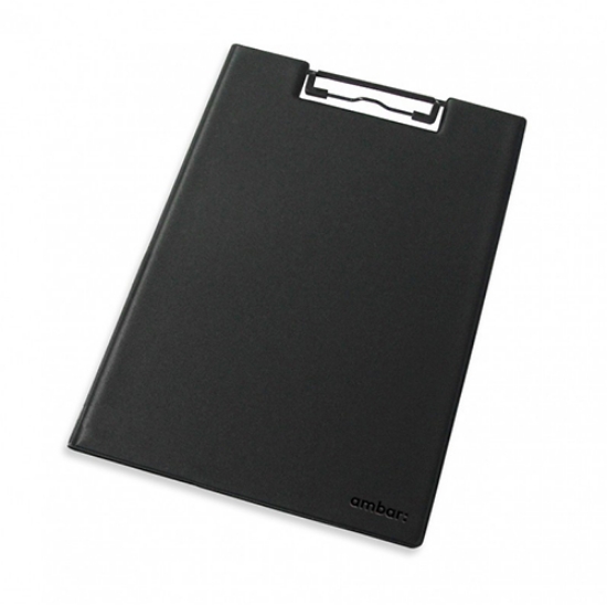 Picture of CAPA BLOCO A4 COM MOLA AMBAR PRETA