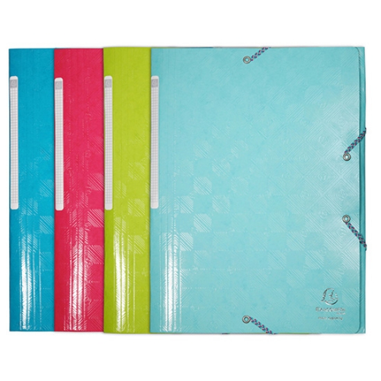 Imagem de CAPA C/ELASTICOS A4 EXACOMPTA 1928 3 ABAS SORT. (55220E)