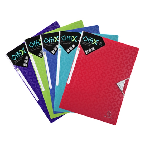 Imagem de CAPA C/ELASTICOS PP A4 EXACOMPTA OFFIX SORT. (55420E)