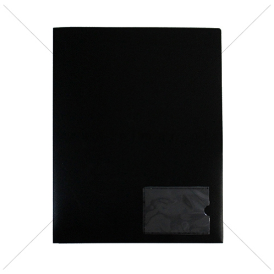 Imagem de CLASSIFICADOR A4 PP C/2ABAS INTERIORES PRETO