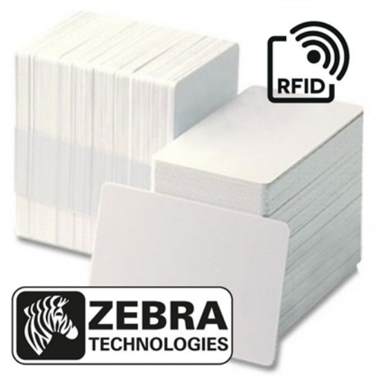 Picture of Caixa Cartão PVC Branco Zebra c/ Chip RFID UHF