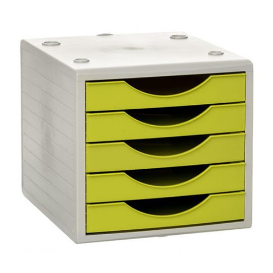 Imagem de DISTRIBUIDOR 5 GAVETAS ARCHIVO2000 4005KW VERDE CLARO OPACO