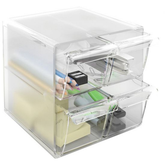 Imagem de ORGANIZADOR 4 GAVETAS ARCHIVO2000 6704 CRISTAL TRANSPARENTE