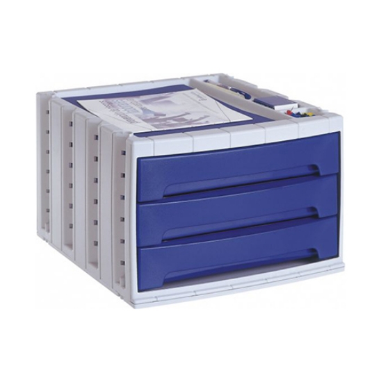 Imagem de DISTRIBUIDOR 3 GAVETAS ARCHIVO2000 6003AZ AZUL OPACO