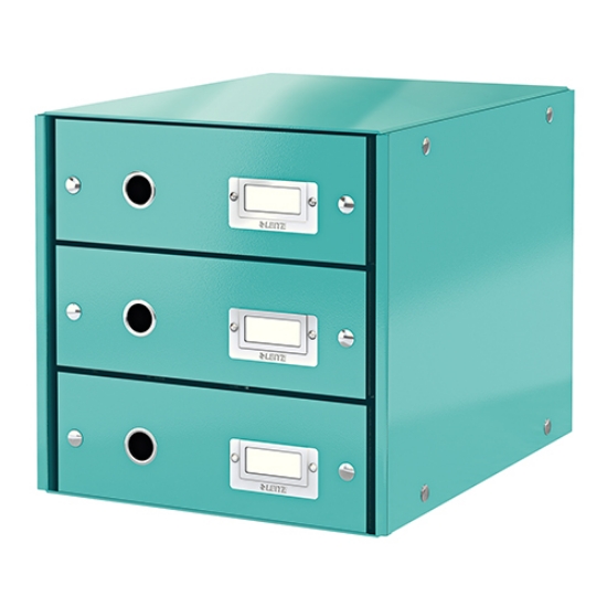 Imagem de DISTRIBUIDOR 3 GAVETAS LEITZ WOW 60480051 TURQUESA