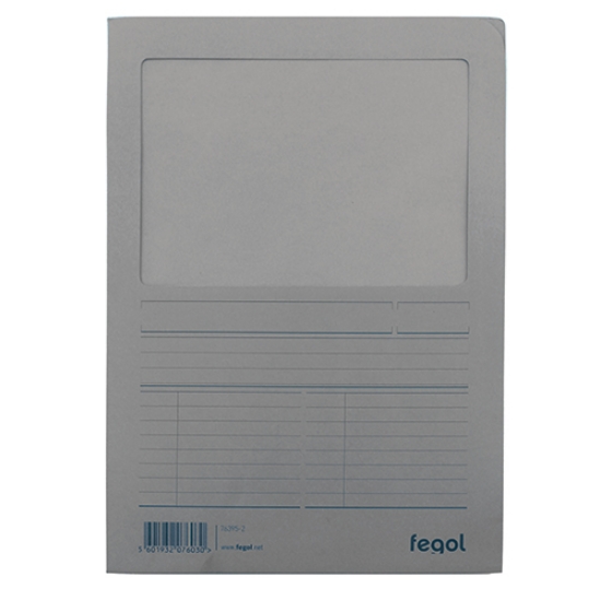 Picture of DOSSIER PROTOCOLO A4 CLA 140GR FEGOL 76395 CINZA