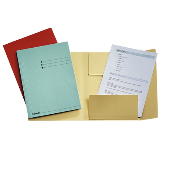 Picture of DOSSIER ESSELTE A4 CLA 275GR C/3 ABAS LARANJA (1033313)