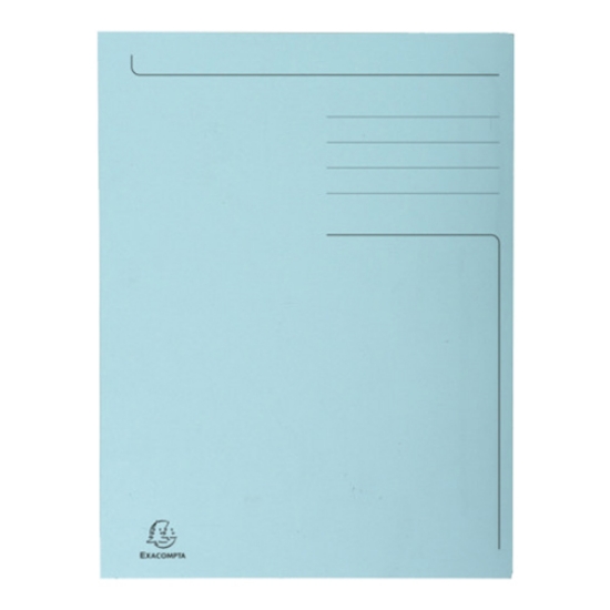 Imagem de DOSSIER EXACOMPTA A4 CLA 280GR COM 3 ABAS AZUL (449006E)