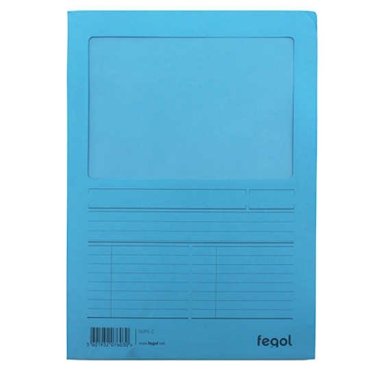Imagem de DOSSIER PROTOCOLO A4 CLA 140GR FEGOL 76395 AZUL