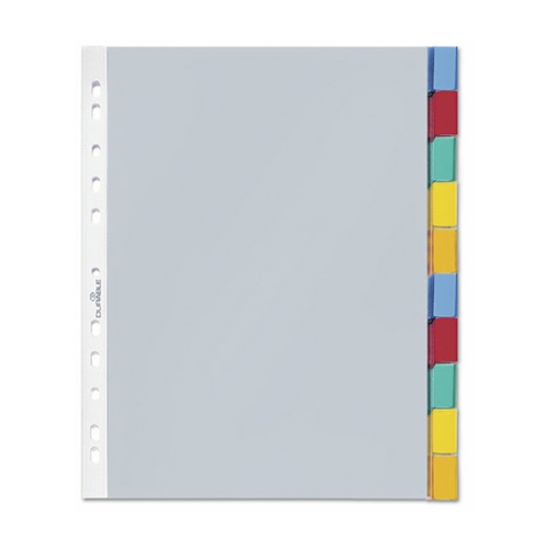Imagem de SEPARADOR PLASTICO A4 10 POSIÇOES DURABLE 6632 PERSONAL.