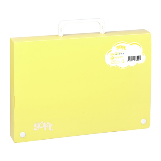 Imagem de MALA A4 L40 C/ASA CARCHIVO SOFT PP AMARELO (60164020)