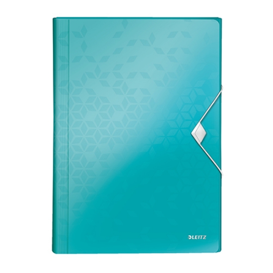 Picture of PASTA ACORDEAO LEITZ WOW 45890151 C/6 SEP. PP TURQUESA