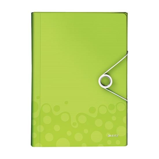 Imagem de PASTA ACORDEAO LEITZ WOW 45890154 C/6 SEP. PP VERDE