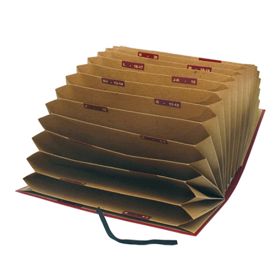 Imagem de PASTA DE ASSINATURAS C/20 DIVIS. REF.10260/1 SORT.