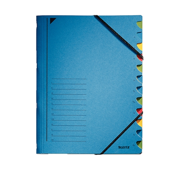 Imagem de CLASSIFICADOR LEITZ A4 C/ELAST. 12DIV. 3912-00-35 AZUL