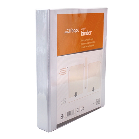 Imagem de PASTA CATALOGO A4 L50 2ARG. BRANCA FEGOL REF.73050