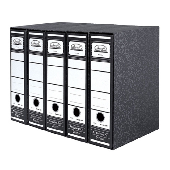 Imagem de PASTA ARQUIVO COM CAIXA A4 ANCOR CLASSIC L80 NUVEM