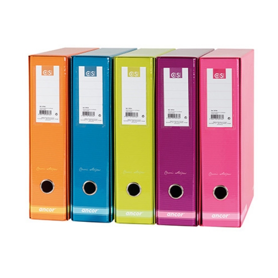 Imagem de PASTA ARQUIVO COM CAIXA A4 CLASSIC STRIPES L80 VERDE FLUOR