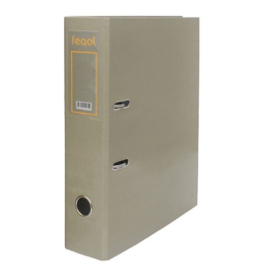 Imagem de PASTA ARQUIVO A4 FEGOL L80 LISA CINZA