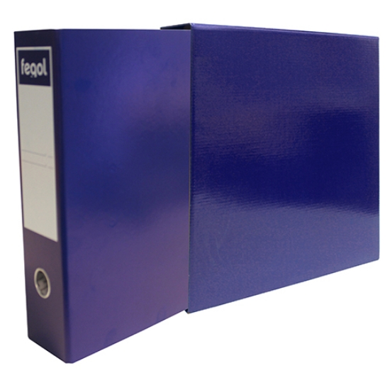 Imagem de PASTA ARQUIVO COM CAIXA A4 FEGOL 300/80 AZUL