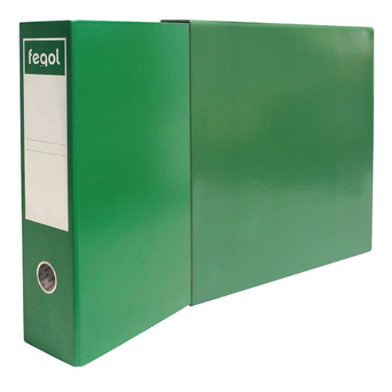 Imagem de PASTA ARQUIVO COM CAIXA A4 FEGOL 300/80 VERDE