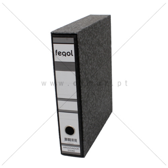 Imagem de PASTA ARQUIVO COM CAIXA A4 FEGOL 310/60 FIBRA NUVEM