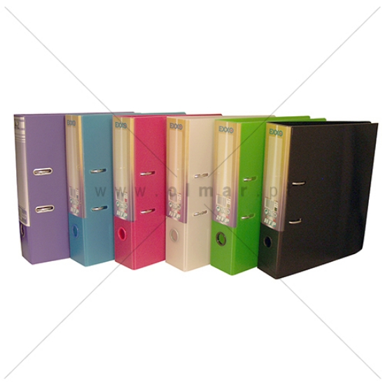 Imagem de PASTA ARQUIVO PP A4 HFP L80 2ARGOLAS SORTIDO TRANSLÚCIDO (76200)