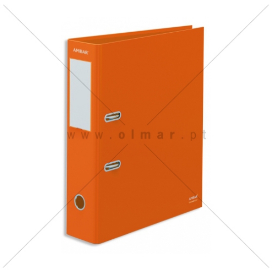 Imagem de PASTA ARQUIVO A4 AMBAR L80 LISA LARANJA