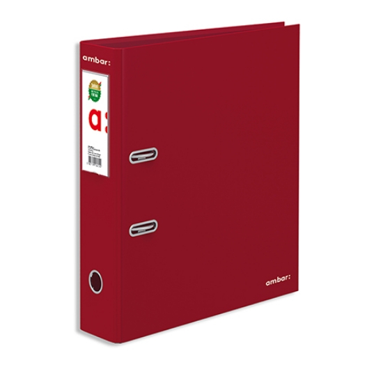 Imagem de PASTA ARQUIVO A4 AMBAR L80 LISA VERMELHA ESCURO