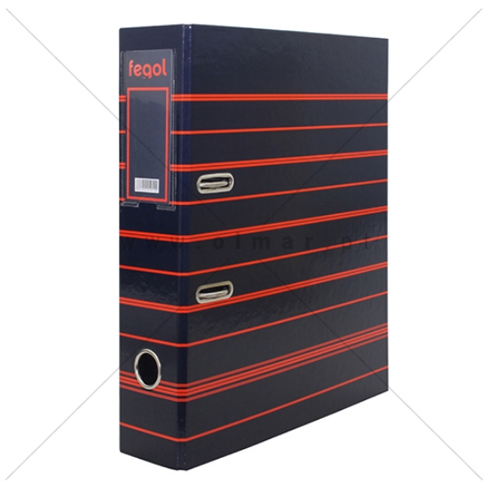 Imagem de PASTA ARQUIVO A4 FEGOL L80 RISCAS AZUL