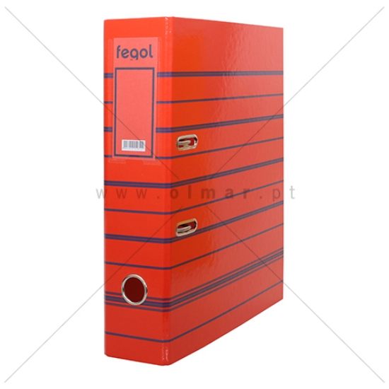 Imagem de PASTA ARQUIVO A4 FEGOL L80 RISCAS VERMELHA