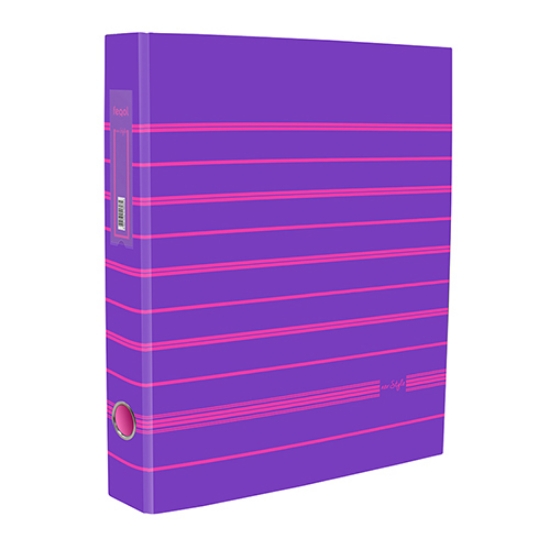 Picture of PASTA ARQUIVO A4 FEGOL NEO:STYLE L40 018224 RISCAS VIOLETA