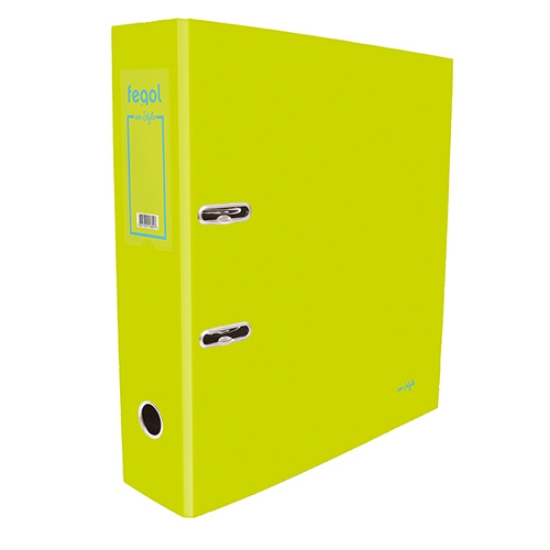 Imagem de PASTA ARQUIVO A4 FEGOL NEO:STYLE L80 018218 LISA VERDE LIMAO
