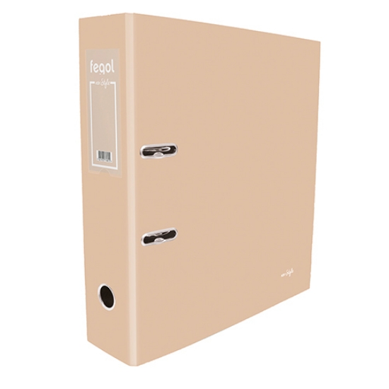 Imagem de PASTA ARQUIVO A4 FEGOL NEO:STYLE L80 PASTEL CREME