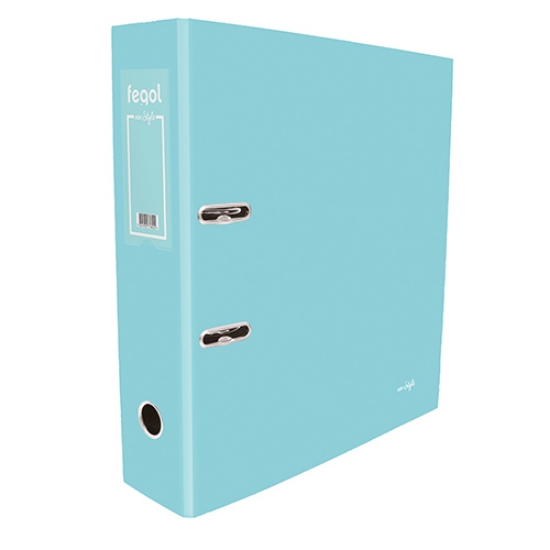 Imagem de PASTA ARQUIVO A4 FEGOL NEO:STYLE L80 PASTEL TURQUESA